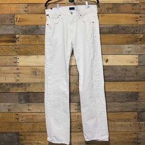 Citizens of Humanity Sid Straight Leg White Jeans Sz 32